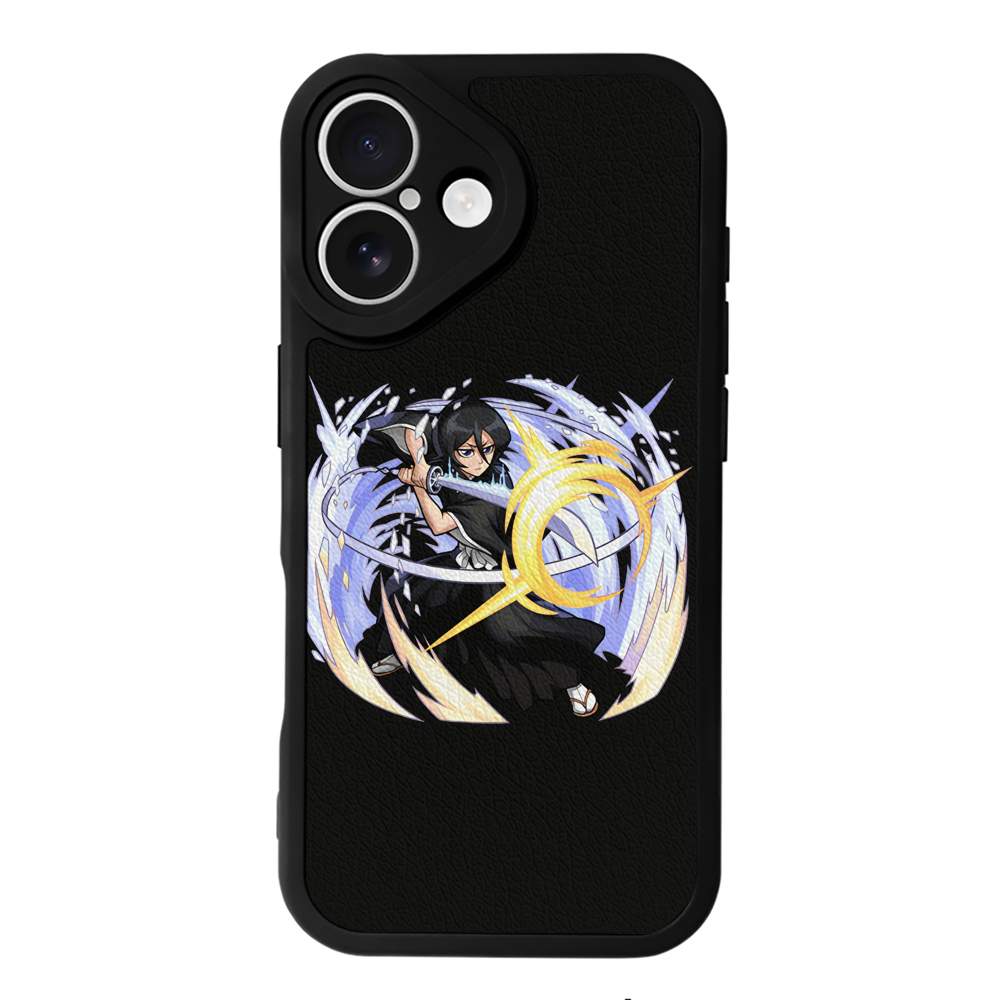 （画像用） ブリーチ 朽木ルキア BLEACH Kuchiki Rukia 【iPhone 16シリーズ対応】シリコンスマホケース（レザー調） 材質：シリコン